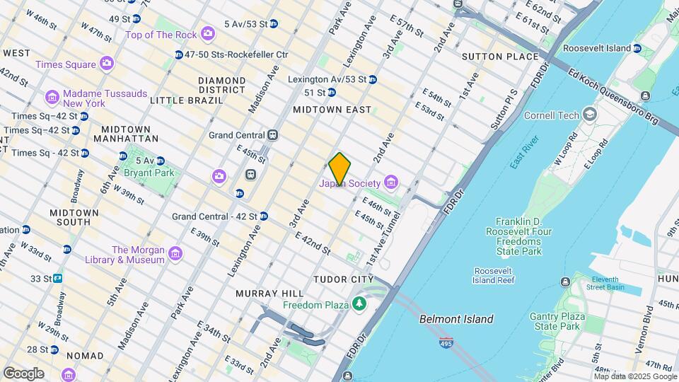 AKA United Nations - Luxury Furnished Suites Map and Location Details
