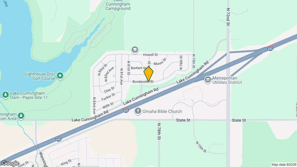 7841 Bondesson St Map and Location Details