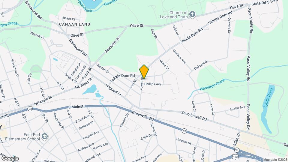 306 Powell St Map and Location Details