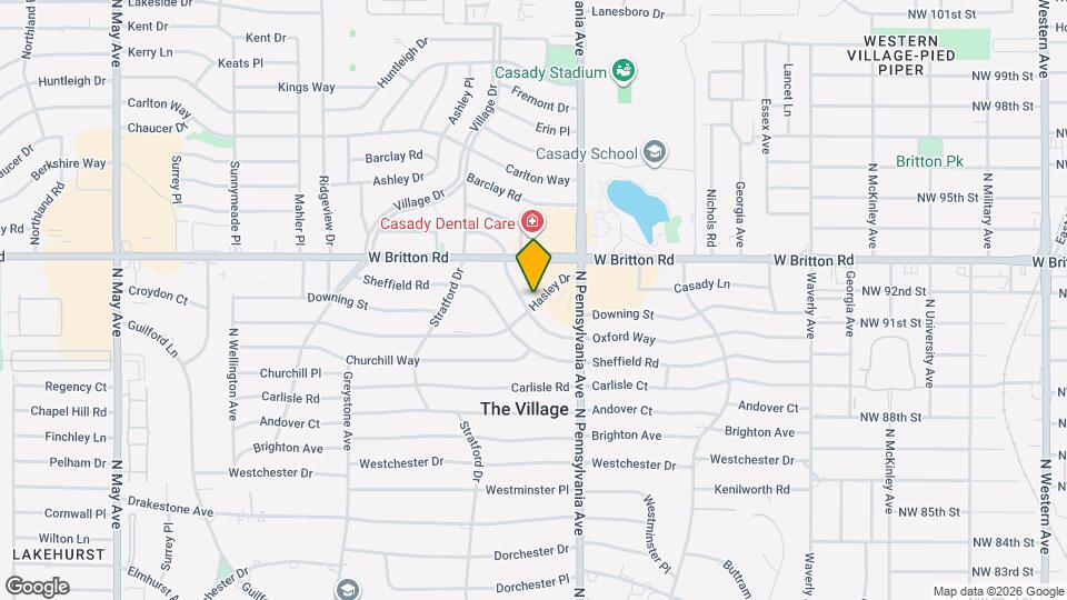 1801 Oxford Way Map and Location Details