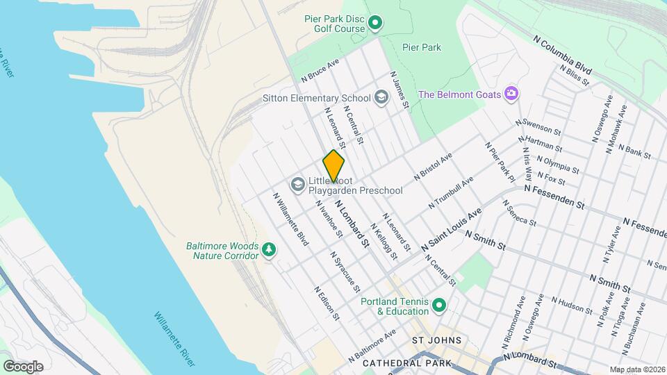 9717 N Jersey St Map and Location Details