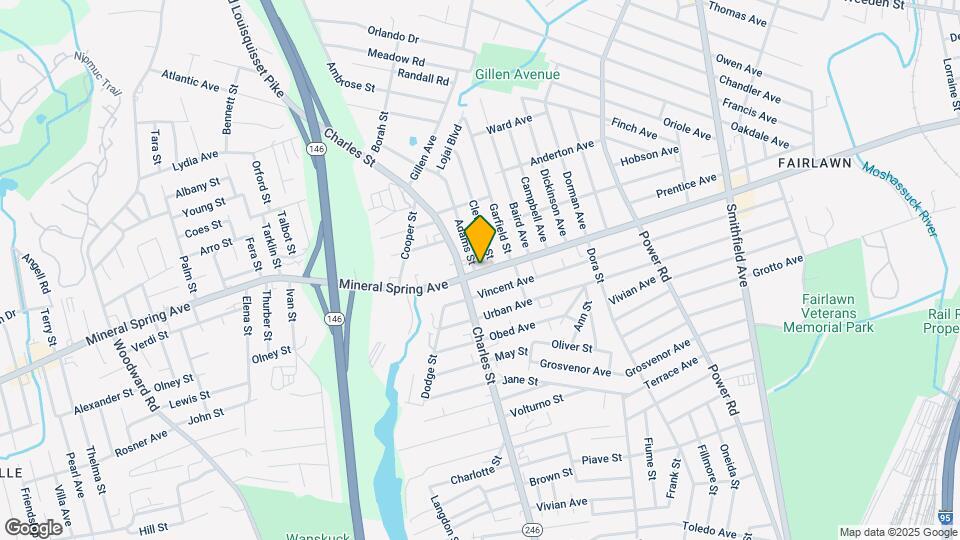 1043 Mineral Spring Ave Map and Location Details