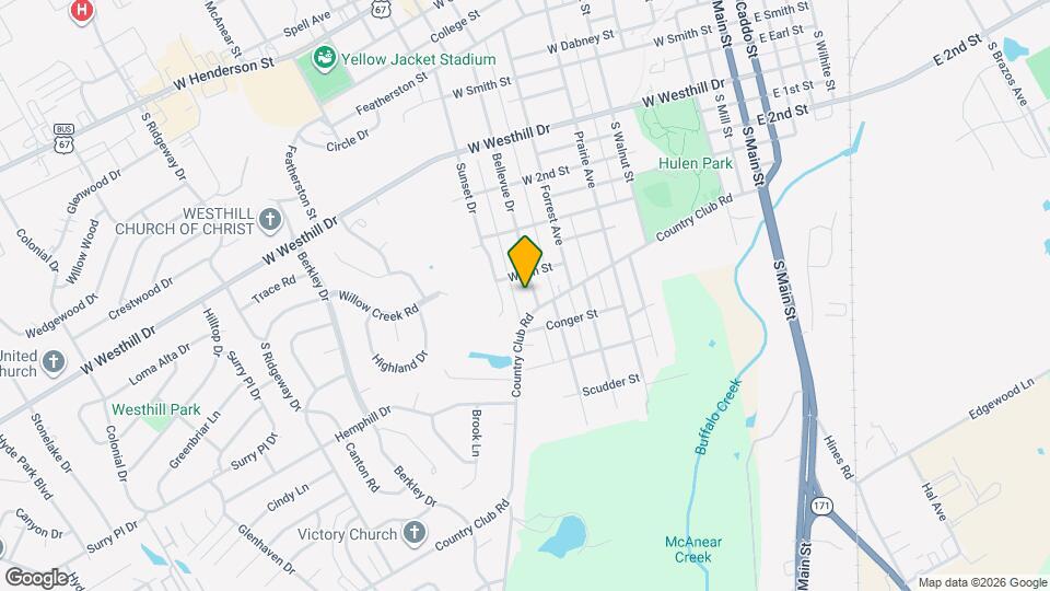 616 Bellevue Dr Map and Location Details