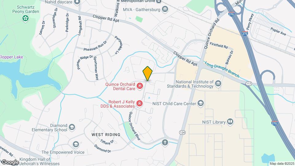 800 Quince Orchard Blvd Map and Location Details