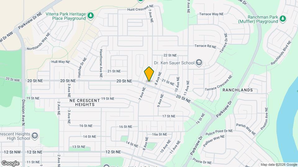 710 20 St NE Map and Location Details