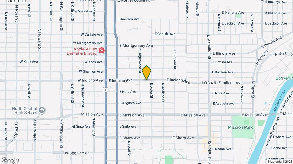 320 E Indiana Ave, Unit B Map and Location Details