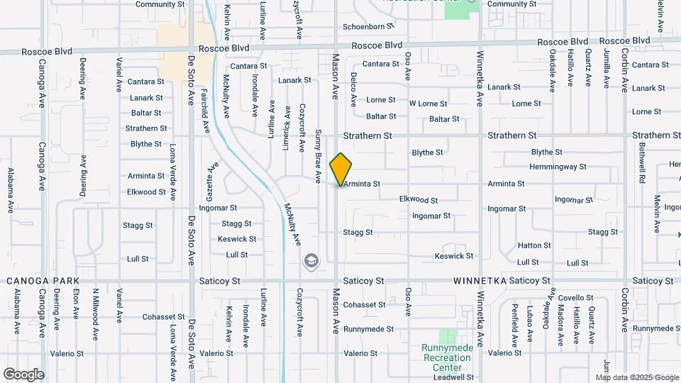 7826 Mason Ave Map and Location Details