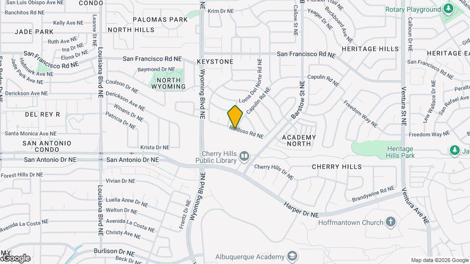 8124 Ruidoso Rd NE Map and Location Details