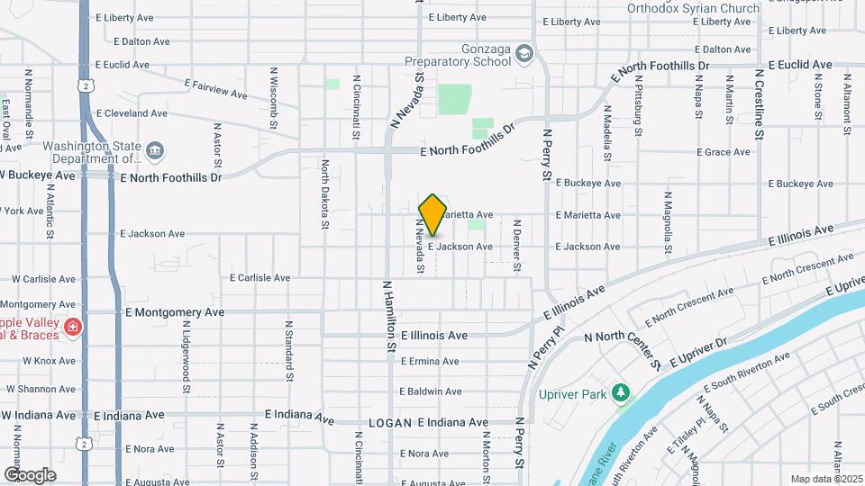 1003 E Jackson Ave Map and Location Details