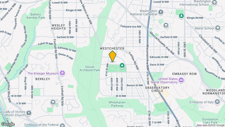 4017 Davis Pl NW Map and Location Details