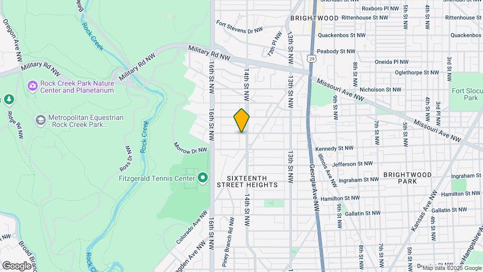 1404 Longfellow St NW Map and Location Details