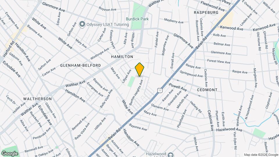 5922 Benton Heights Ave Map and Location Details