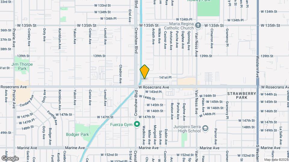 2930 W 141st Pl Mapa y Detalles de la Ubicación