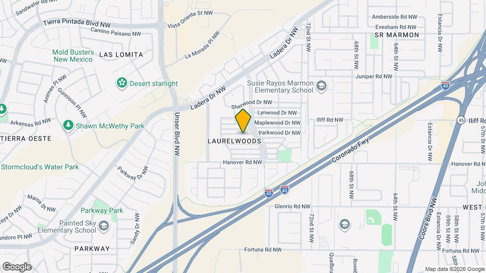 7720 Ranchwood Dr NW Map and Location Details