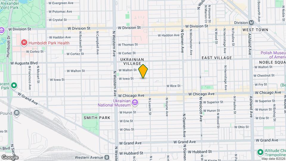 2223 W Iowa St Map and Location Details