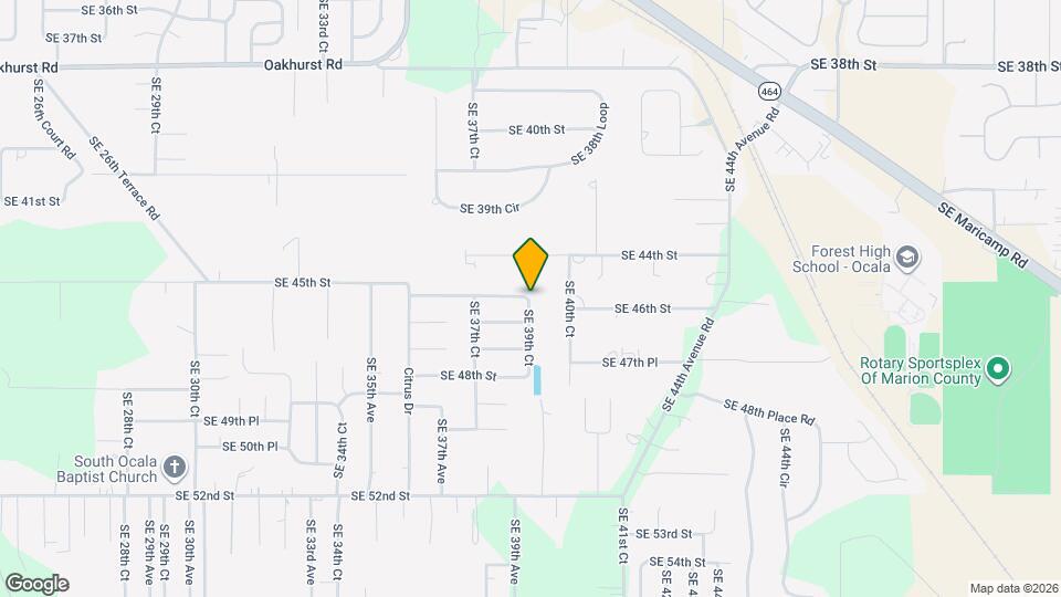 3663 SE 37th Ave Rd Map and Location Details