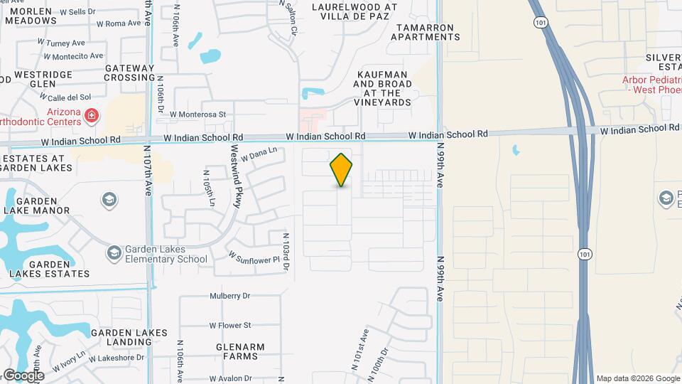 3769 N 102nd Ave Map and Location Details