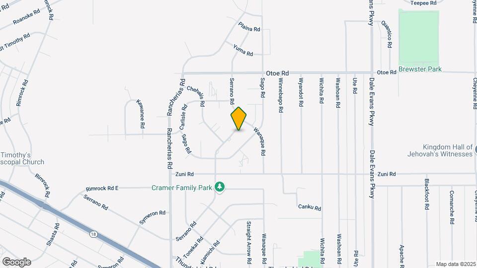 15861 Serrano Rd Map and Location Details