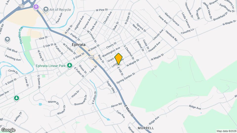 103 Lincoln Ave Map and Location Details