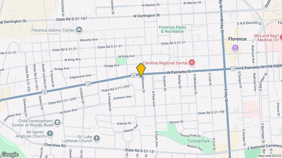 307 Winston St Map and Location Details