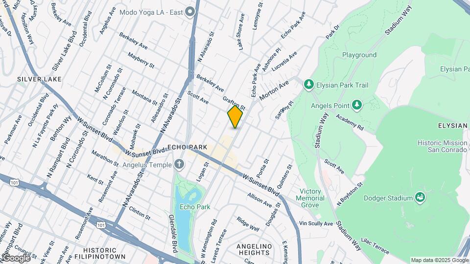 1445 Echo Park Ave Map and Location Details