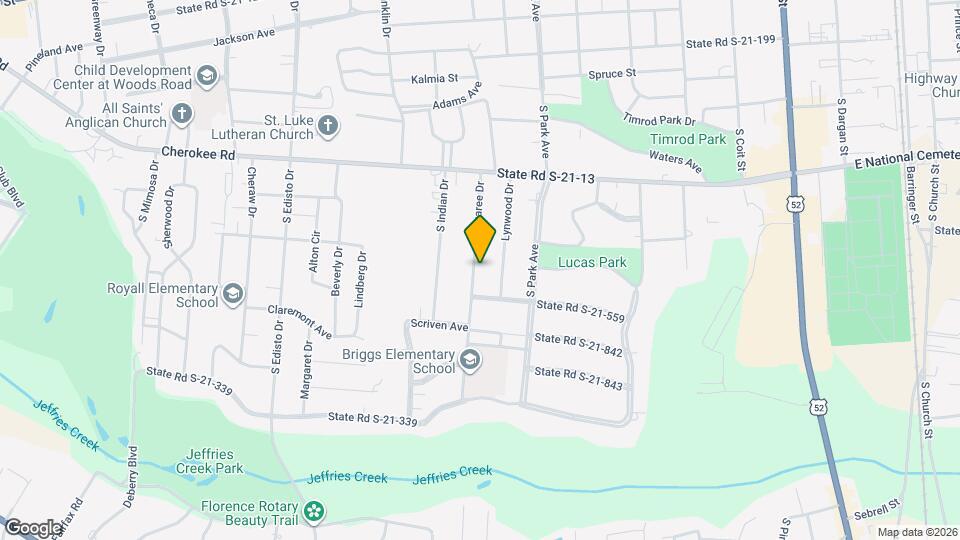 850 Congaree Dr Mapa y Detalles de la Ubicación