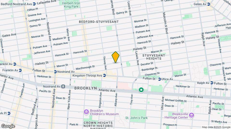 192 Mac Donough St Map and Location Details