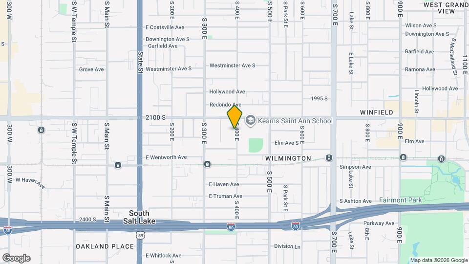 2148 S 400 E Map and Location Details