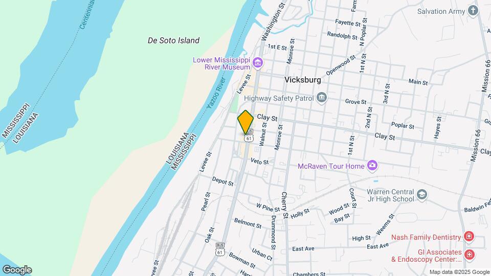 1416 Washington St Map and Location Details