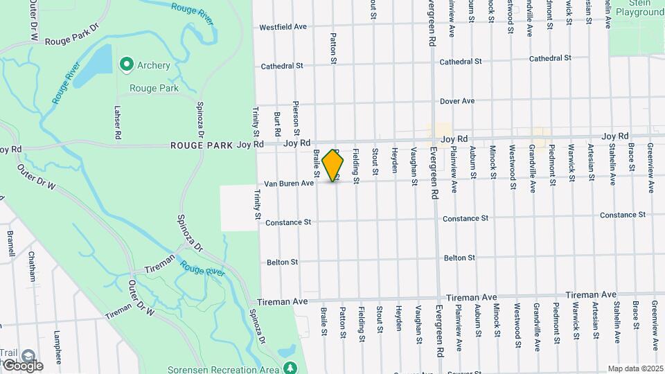 8509 Patton St Mapa y Detalles de la Ubicación