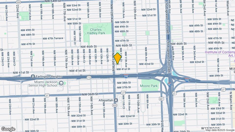 4121 NW 11th Pl Map and Location Details