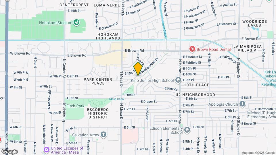 937 N Wedgewood Dr Map and Location Details