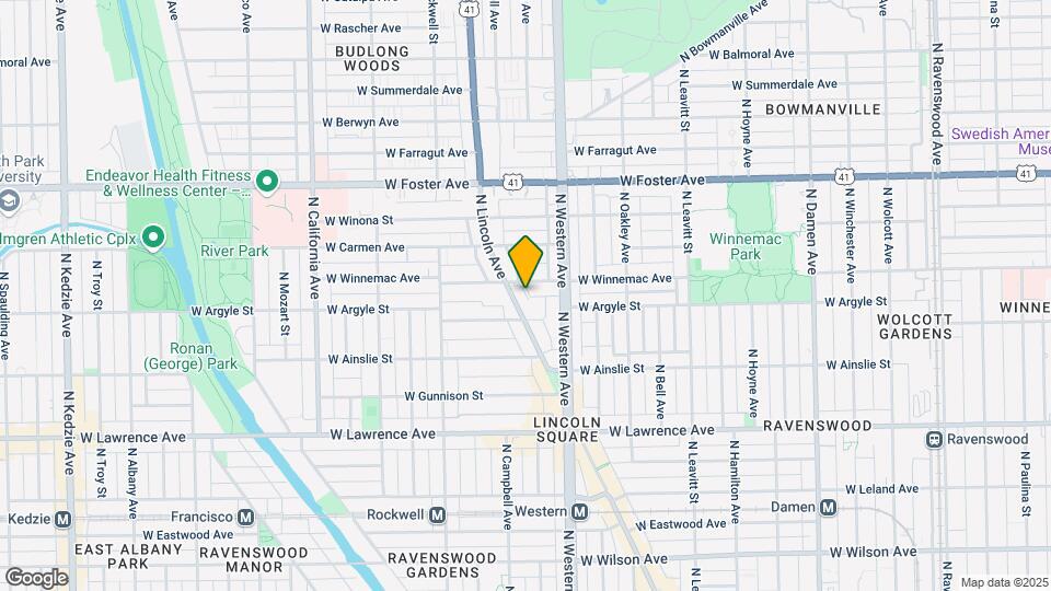 5023 N Lincoln Ave, Unit 2N Map and Location Details