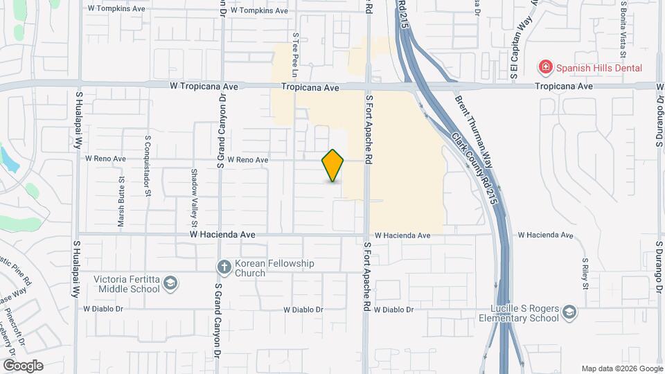 9495 Lenox Crater Ct Map and Location Details