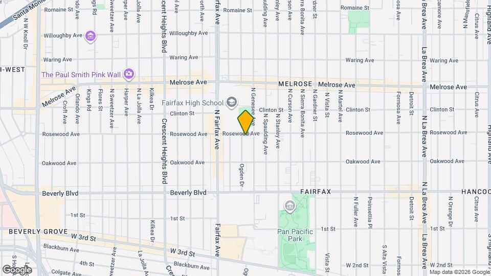 458 N Ogden Dr Map and Location Details