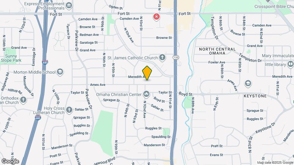 9232 Ames Ave Map and Location Details
