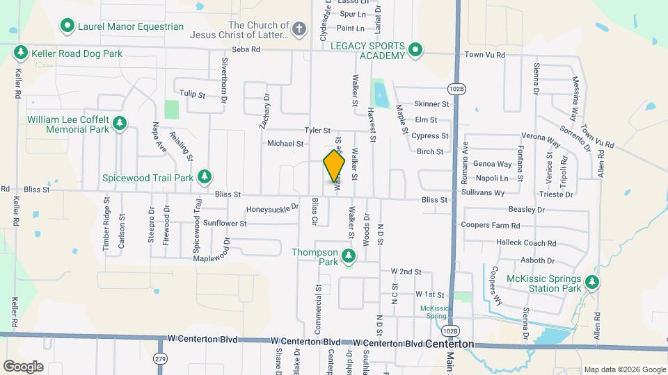 653 Walnut Ridge St Map and Location Details