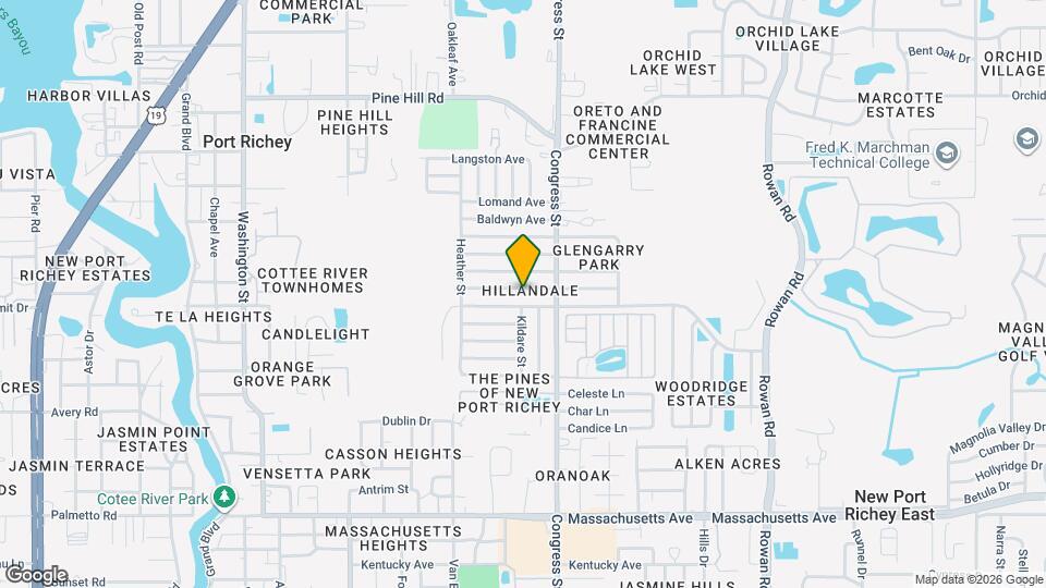 6410 Tralee Ave Map and Location Details