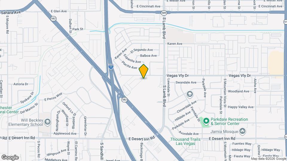 4061 Campeche Ave Map and Location Details