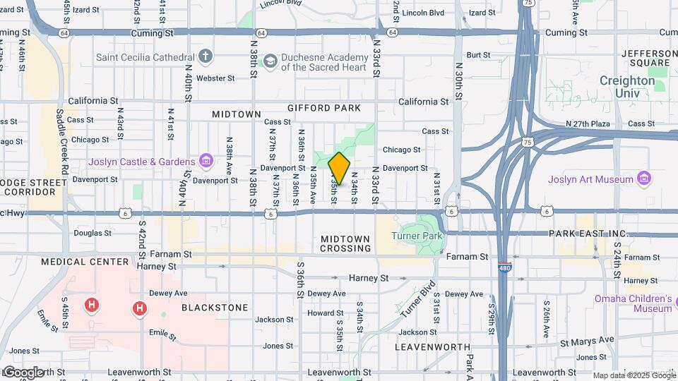 127 N 35th St Map and Location Details