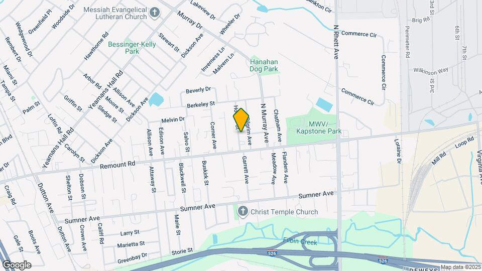 5728 Corner Ave Map and Location Details