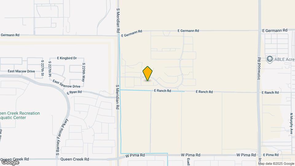 1254 W Sparrow Dr Map and Location Details