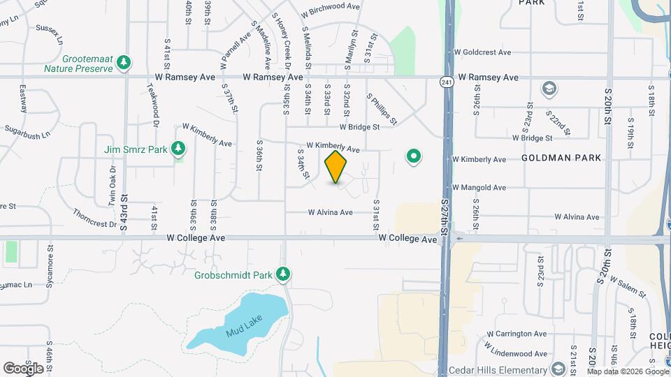 3215 W Mangold Ave Map and Location Details