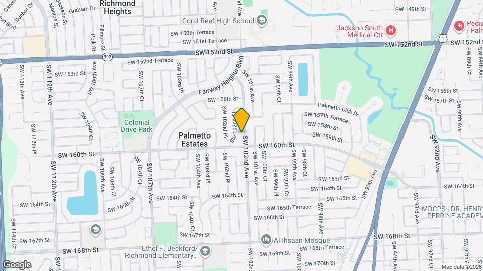 15900 SW 102nd Ave Map and Location Details