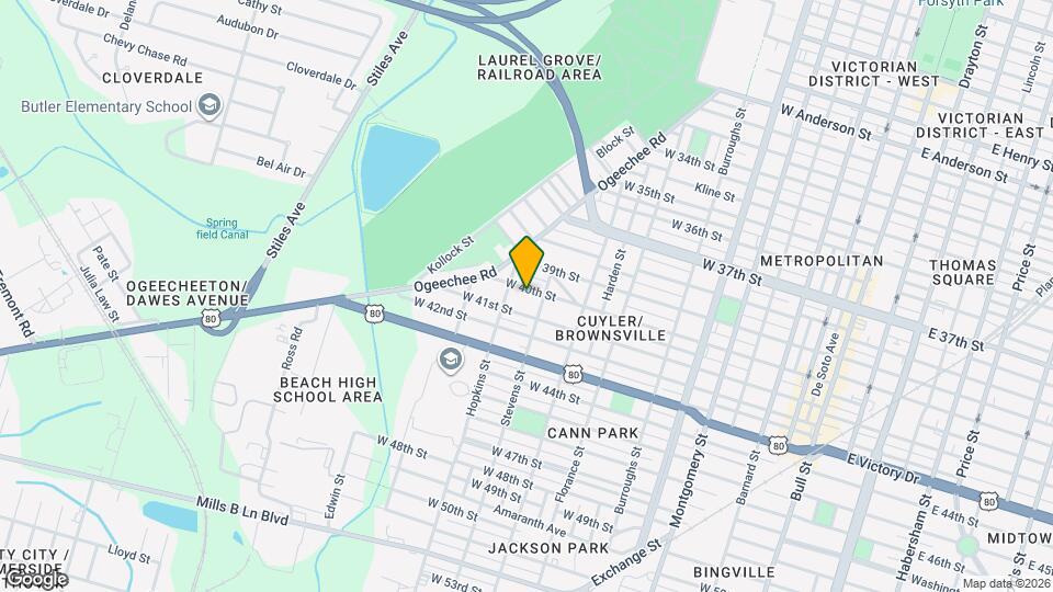 1011 W 40th St Map and Location Details