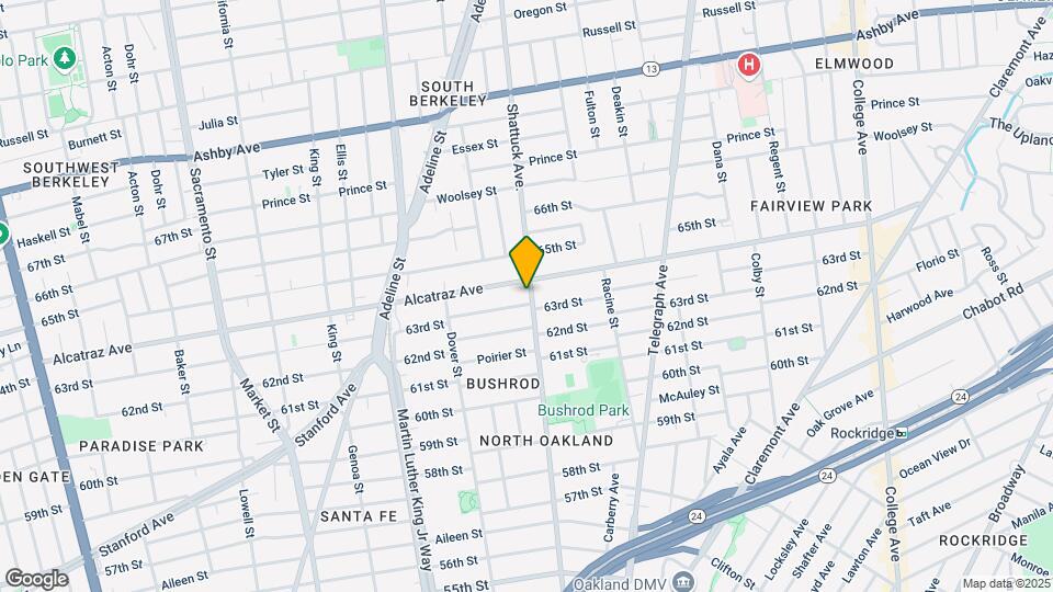 6315 Shattuck Ave Map and Location Details