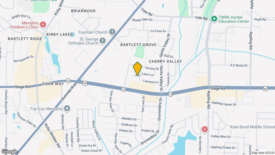7177 Lamesa Ln Map and Location Details