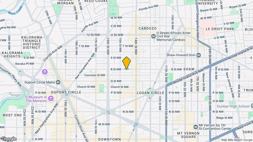 R Street Apartments Mapa y Detalles de la Ubicación
