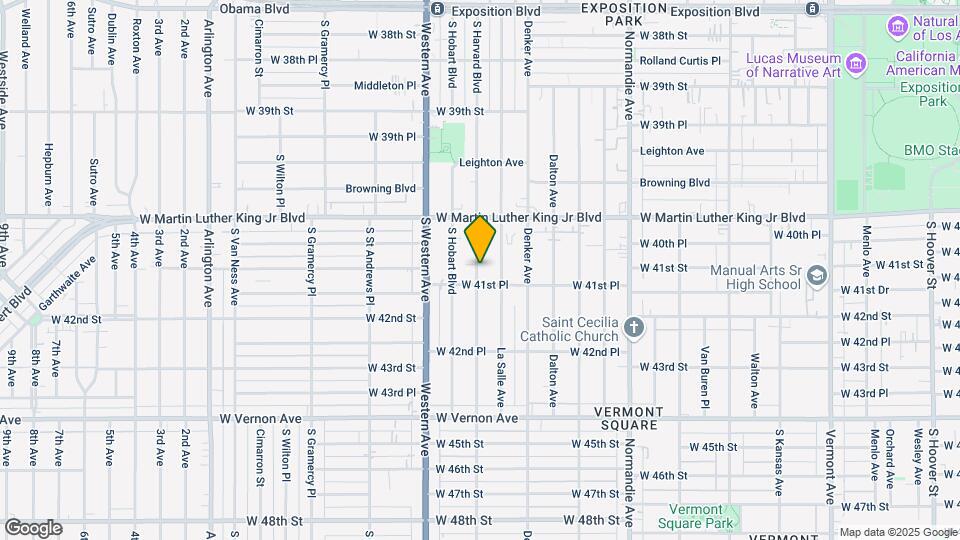 4112 S Harvard Blvd Map and Location Details
