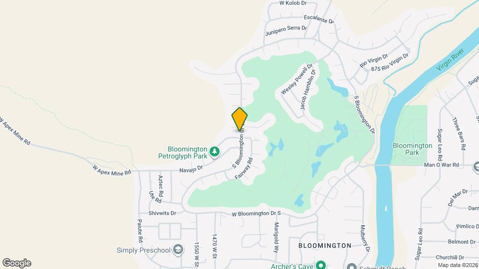 3182 S Bloomington Dr W Map and Location Details
